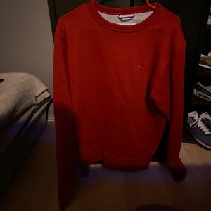 Red Champion sweater